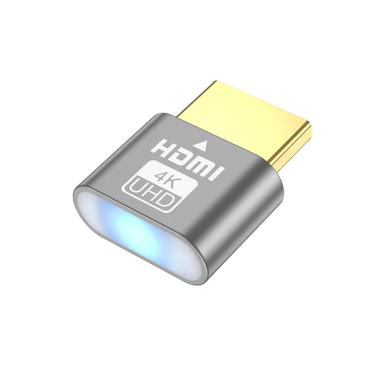 دستگاه مجازی HDMI قفل EDID شبیه‌ساز نمایشگر کارت گرافیک DP فریب‌دهنده پرفروش بین‌المللی برای استودیو و اتصال از راه دور