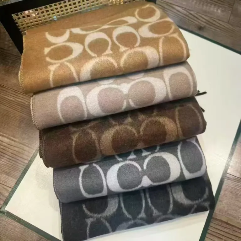 شال گردن جدید لوکس با طرح هندسی حروف کلاسیک و C مورب از خز مصنوعی خرگوش، چندمنظوره با منگوله، گرم و مناسب پاییز و زمستان