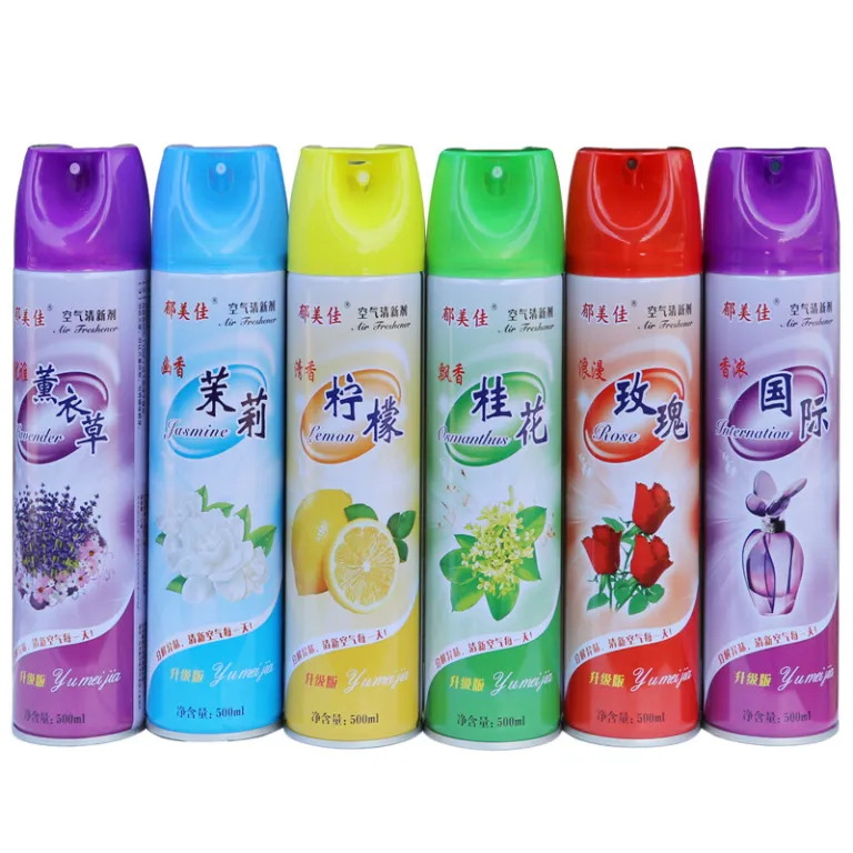 اسپری خوشبوکننده هوا عمده 500ml ماندگاری طولانی برای خانه، پذیرایی، سرویس بهداشتی و خودرو، از بین برنده بوی بد