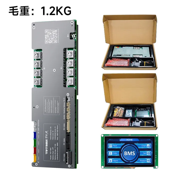 برد محافظ باتری BMS اینورتر Tuodatong 7-16 سلول 48V مناسب سدیم/لیتیوم، ذخیره‌سازی انرژی خانگی با بالانس 2A
