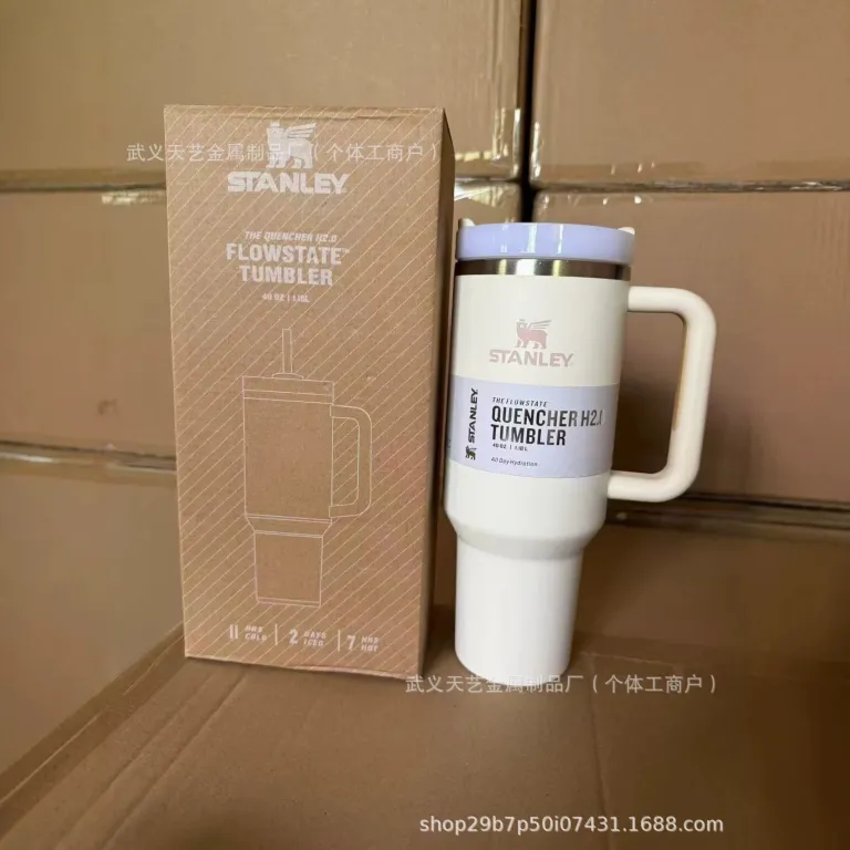ماگ خودرو استنلی 40oz استیل ضدزنگ عایق حرارتی با ظرفیت بالا، قابل حمل، مناسب خودرو