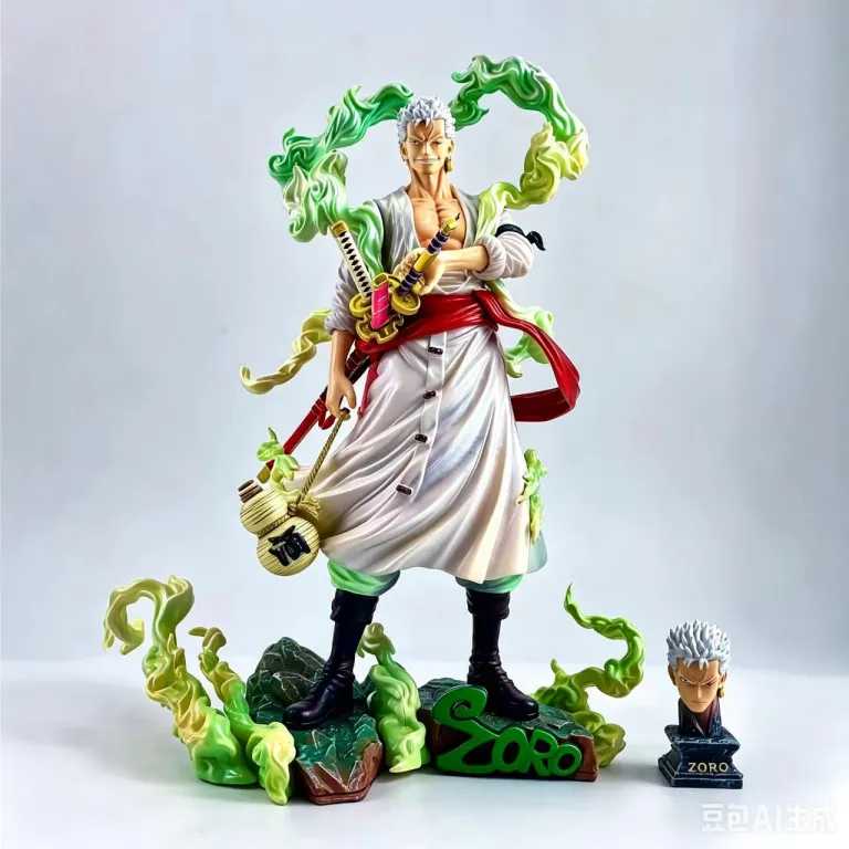 مجسمه انیمه One Piece FIT نیکا زورو (سر قابل تعویض) GK مدل کلکسیونی تزئینی عمده