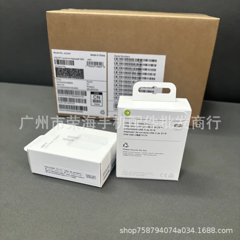 شارژر سریع PD اپل 20W مدل جدید 2024 مناسب برای گوشی iPhone15 14 شارژ سریع 20W