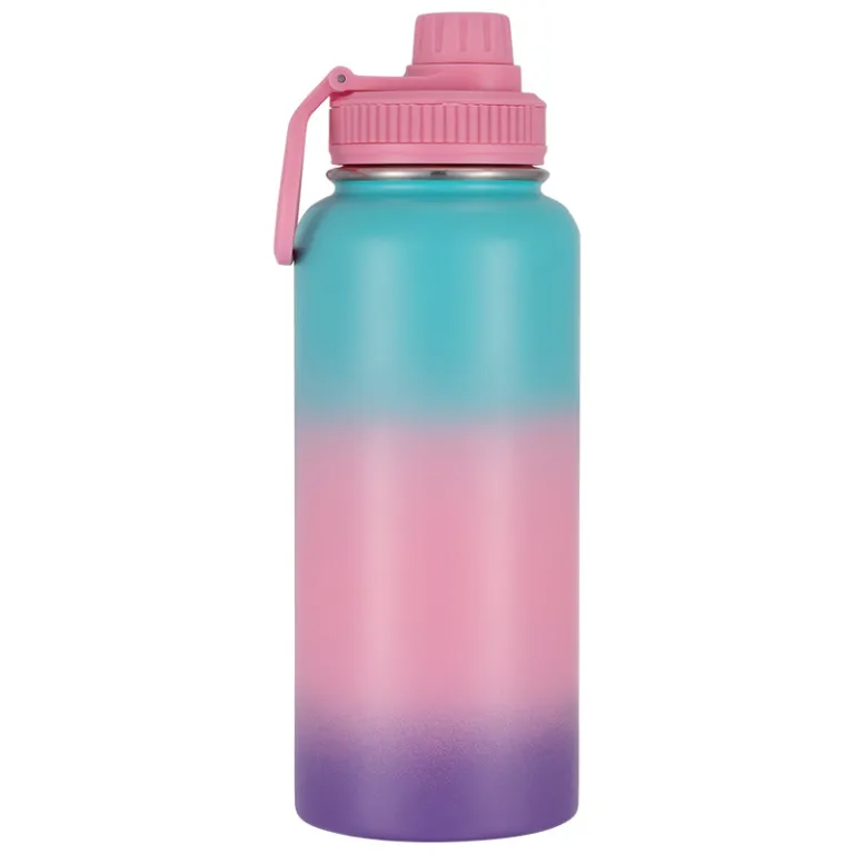 قمقمه ورزشی استیل 304 مخصوص فضای باز و کوهنوردی، 32oz با ظرفیت بالا، وکیوم و مناسب خودرو