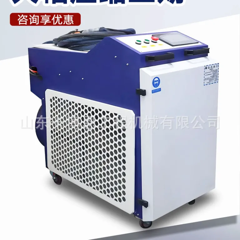 دستگاه لیزر زنگ‌زدا حرفه‌ای دستی برای زدودن زنگ، رنگ و چربی 2000w دستگاه شست‌وشوی لیزری فیبر نوری