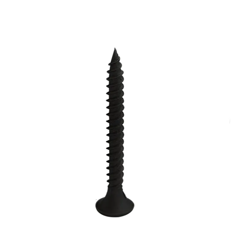 پیچ دیوار خشک مشکی مقاوم چهارسو سر تخت پیچ چوب خودکار M3.5mm