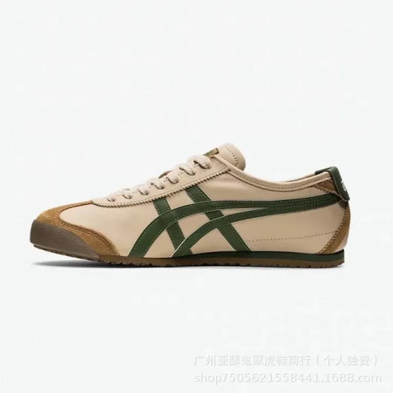 کفش راحتی اسپرت کلاسیک Onitsuka Tiger MEXICO66 مناسب پیادهروی و استفاده روزمره، شیک و همهپسند مدل آگانو