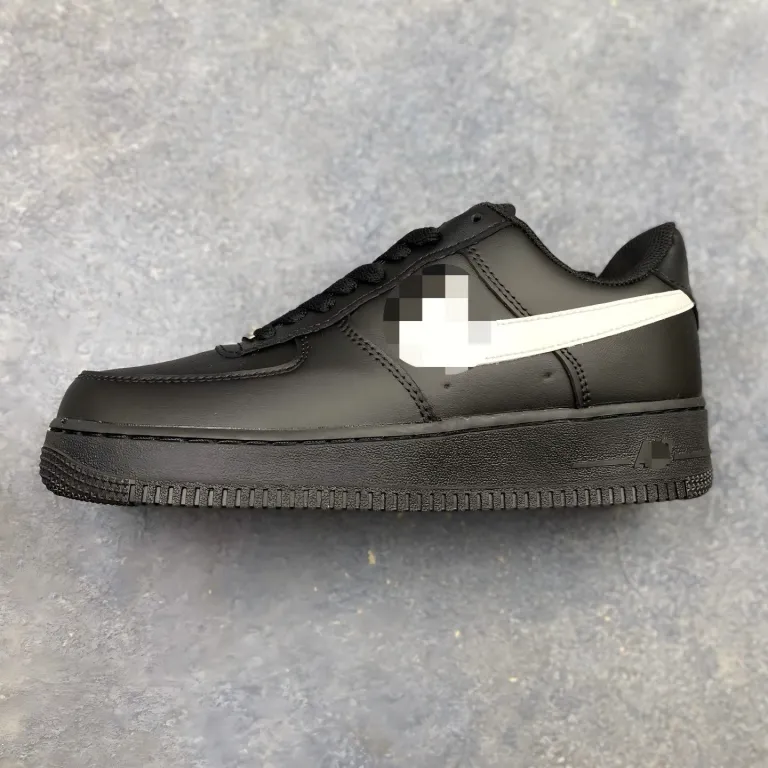 AF1‘07 کفش کتانی ساق کوتاه / کفش راحتی، دوخت لبه‌دار با جعبه اصلی و کفی هوا کامل