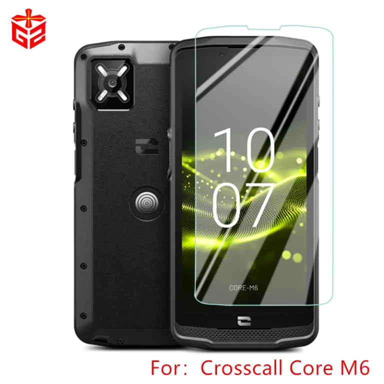 گلس سکوریت برای Crosscall Core M6 محافظ صفحه نمایش گوشی لوازم جانبی صادراتی شیشه جلو شفاف