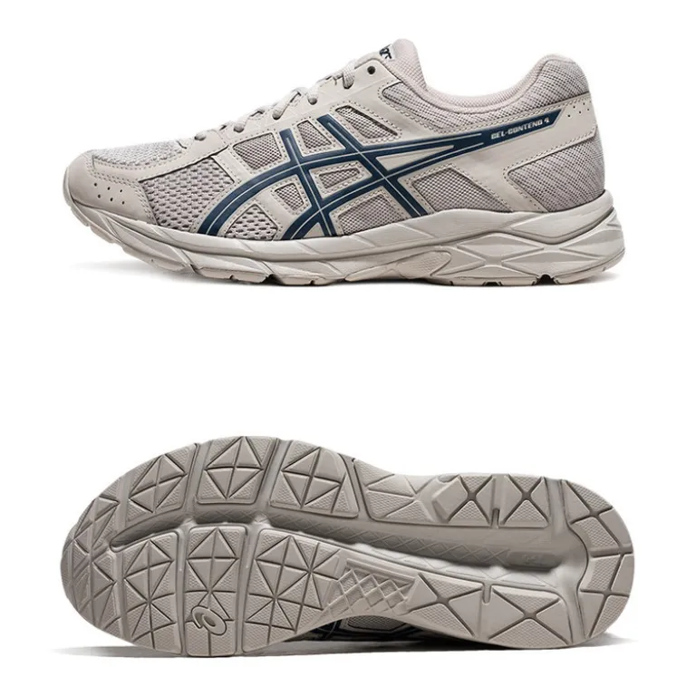 کفش دویدن مردانه ASICS سبک، تنفس‌پذیر و ضربه‌گیر GEL-CONTEND 4