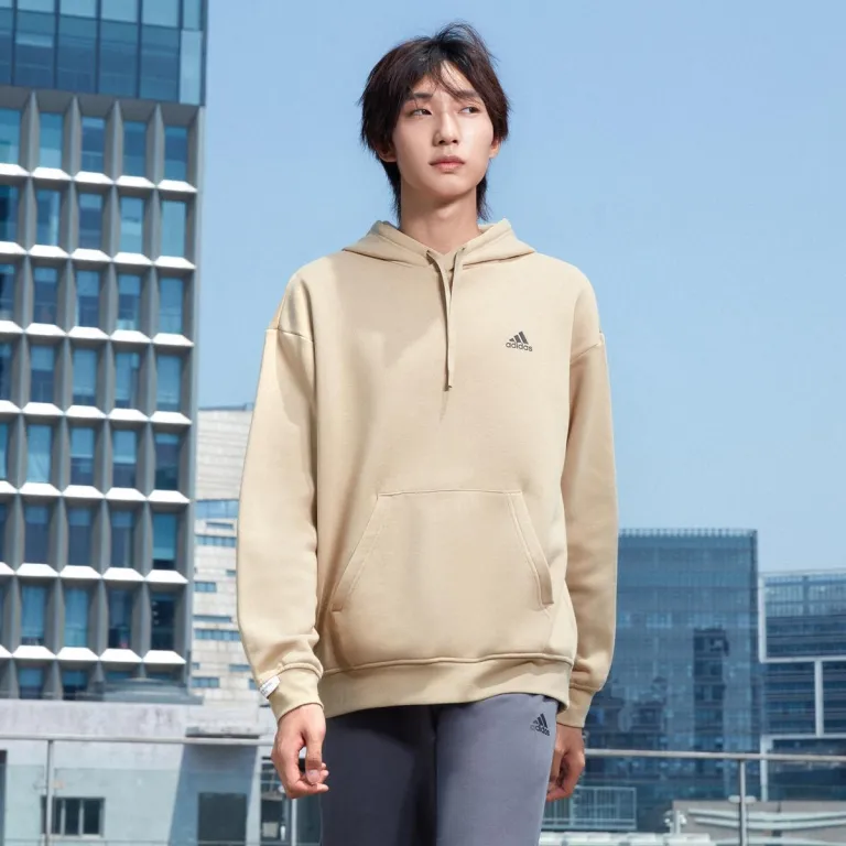 سویشرت کلاه‌دار یونیسکس adidas ساده شیک راحت