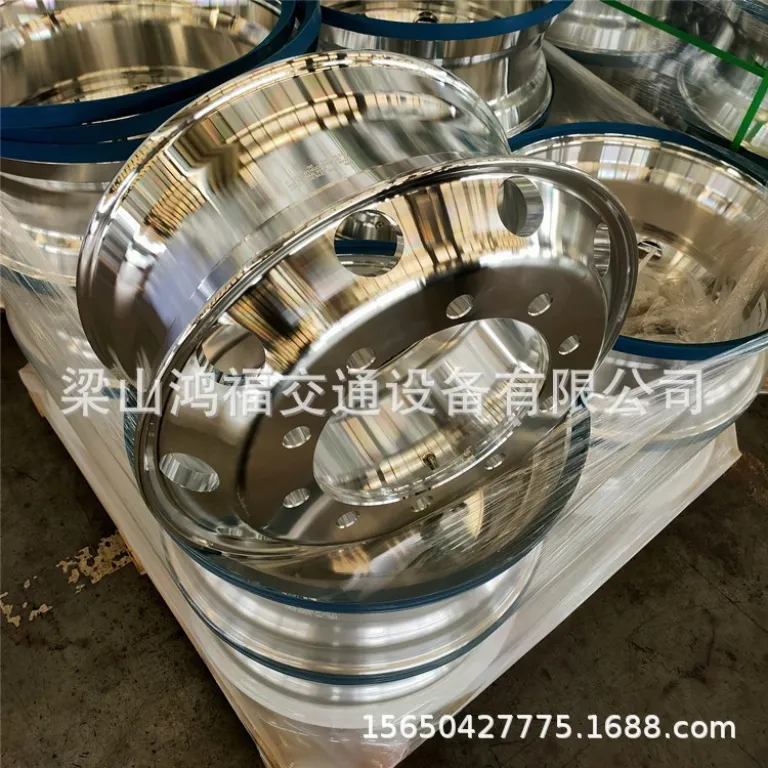 8.25 *22.5 رینگ آلومینیومی فورج‌شده، رینگ آلومینیومی، مناسب کامیون و اتوبوس، سایز 22.5 اینچ