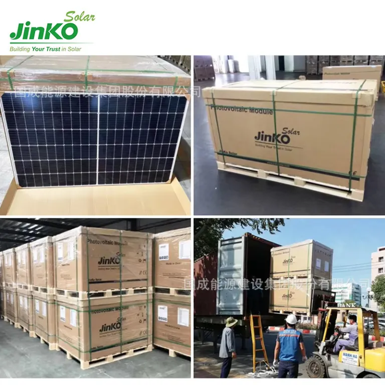 پنل خورشیدی دو شیشه JinKO 66HL5-BDV 710/720/725/730/735W