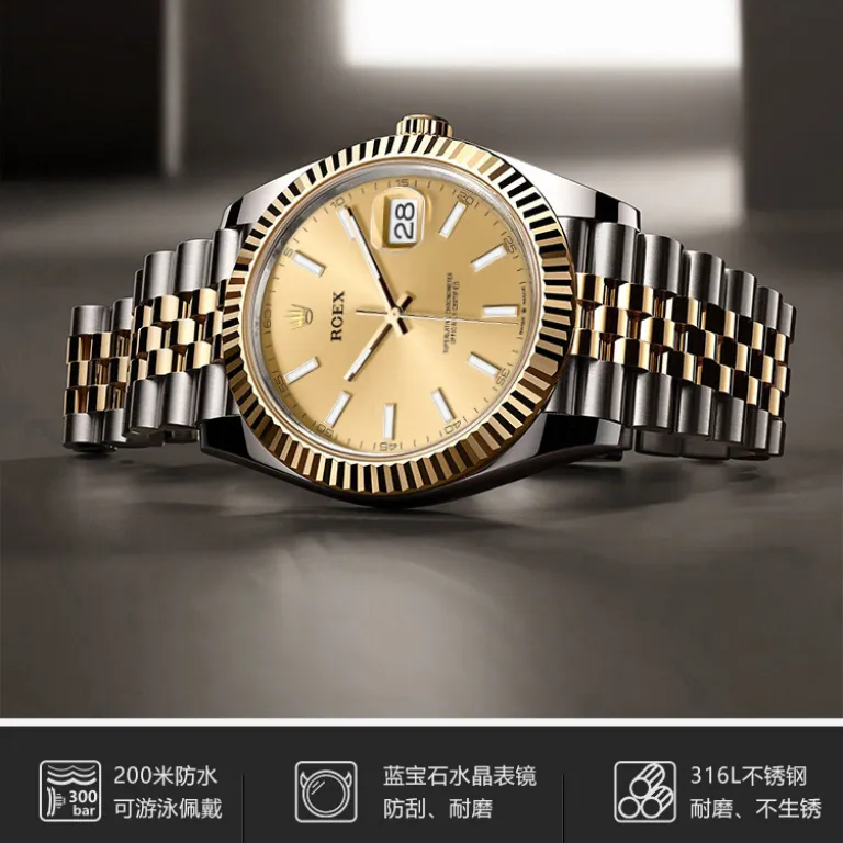 ساعت مردانه اتوماتیک رولکس طرح Datejust بند استیل ضدآب کلاسیک مجلسی