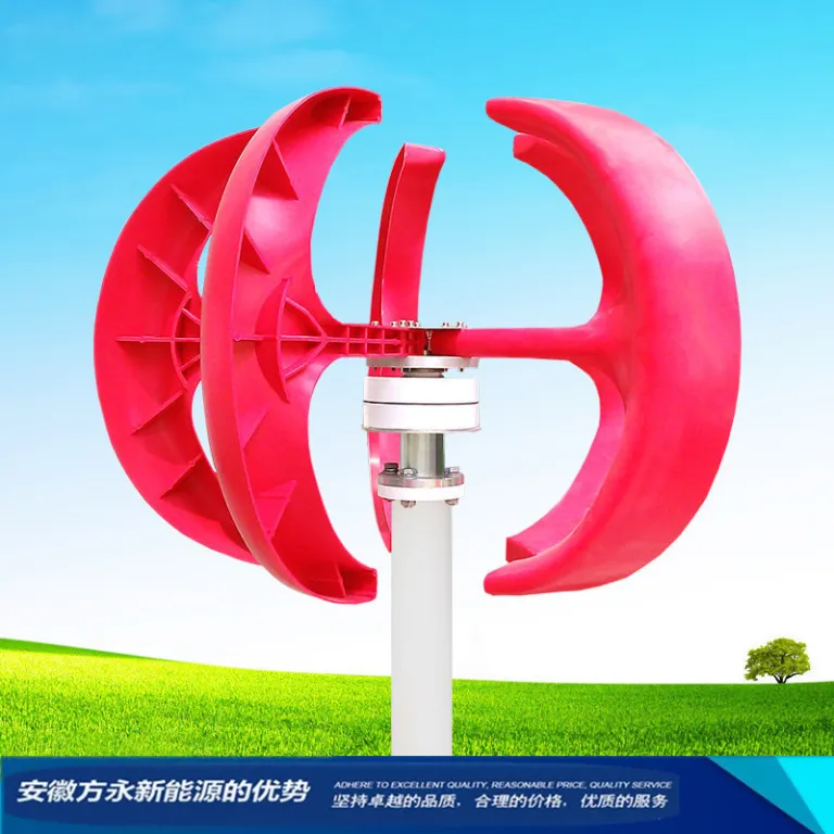 توربین بادی فانوس قرمز زیشی، توربین بادی Windturbine، باتری 100W پرقدرت خانگی خارج از شبکه