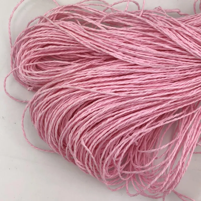 طناب کاغذی رافیا 1.5/2mm دولا برای بسته‌بندی کیک، هدیه و لوازم دارویی