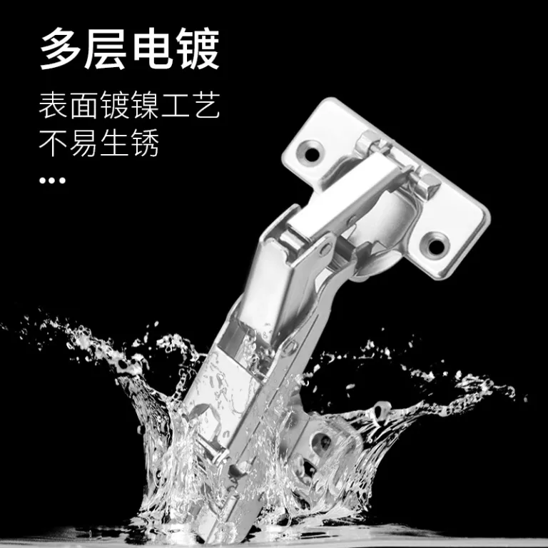لولای دمپر 165 درجه و لولای هیدرولیک 175 درجه با زاویه بازشوی بزرگ برای درب کابینت، عمده اتصالات کابینت