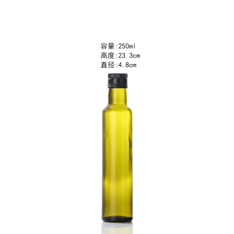 بطری شیشه‌ای خالی روغن زیتون، بطری روغن کاملیا، روغن فلفل سیچوان، روغن گردو، روغن کنجد خانگی و آشپزخانه تجاری
