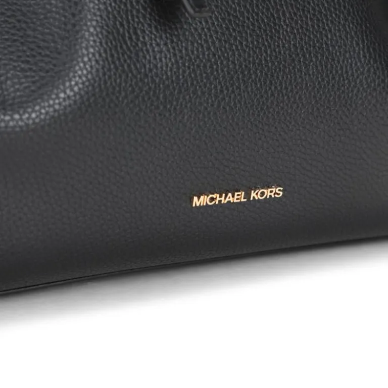 کیف دستی زنانه MICHAEL KORS EMILIA جادار با چرم طرح قلوه‌سنگی