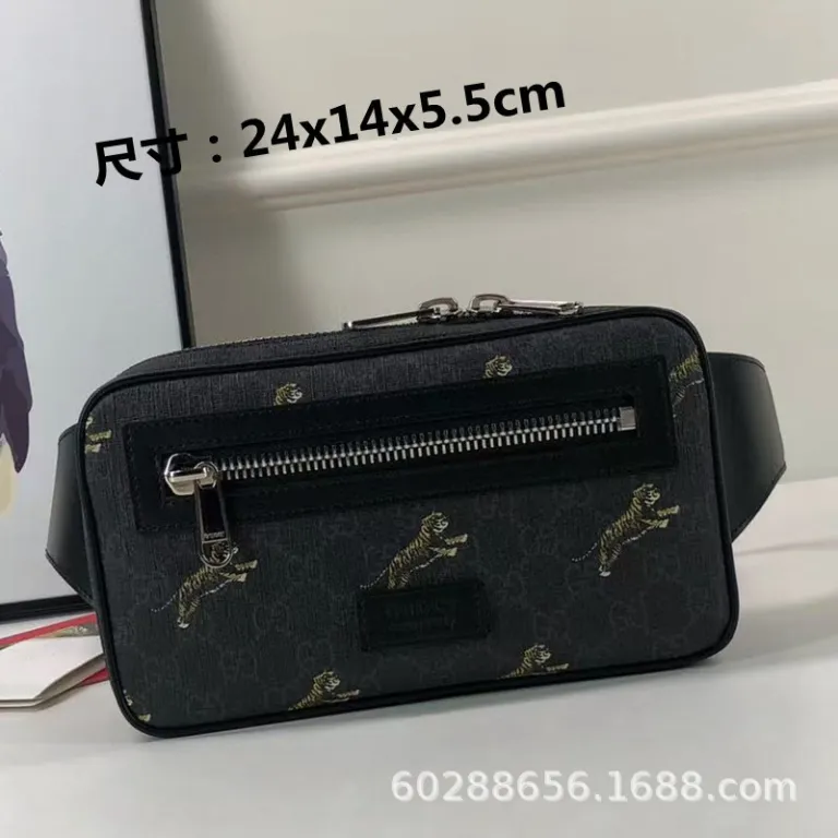 عرضه مستقیم کراس‌بوردر 2025 مدل جدید کیف مردانه m lv مشکی بلک‌واریر کیف کمری کیف سینه چرم طبیعی کیف دوشی کج شیک کیف تک‌دوش