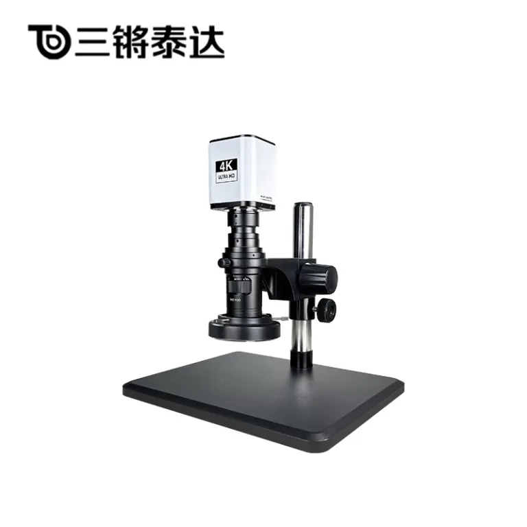 میکروسکوپ فوکوس خودکار Sanqiang Taida 4K برای بازرسی صنعتی، ذره‌بین با وضوح بالا، سرکوب نور شدید، میکروسکوپ اندازه‌گیری