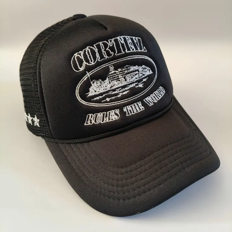 کلاه کامیون‌دار آمریکایی Corteiz 5 Starz Alcatraz Trucker 2023 مدل جدید
