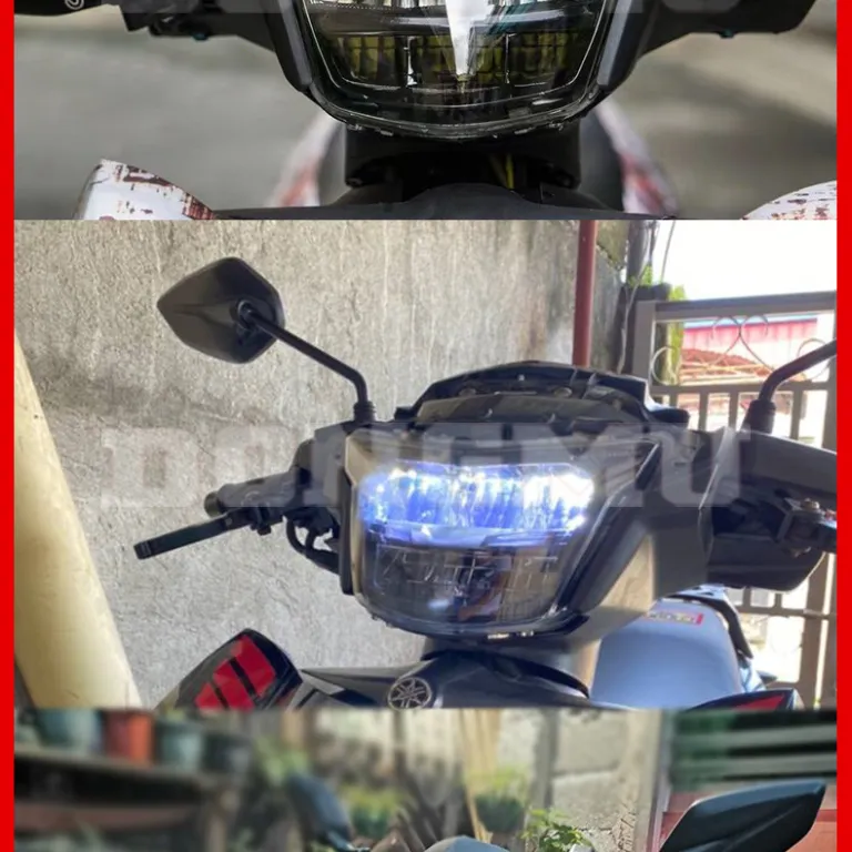 چراغ بزرگ موتورسیکلت یاماها YAMAHA LC150 Y15ZR چراغ قابل تغییر مخصوص صادرات چراغ جلو قابل تغییر