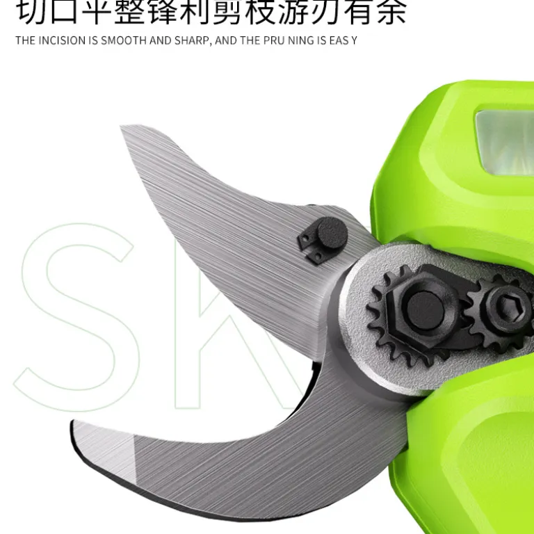 قیچی هرس شارژی بی‌سیم برقی باغبانی 21V مخصوص درختان میوه قابل شارژ 30MM