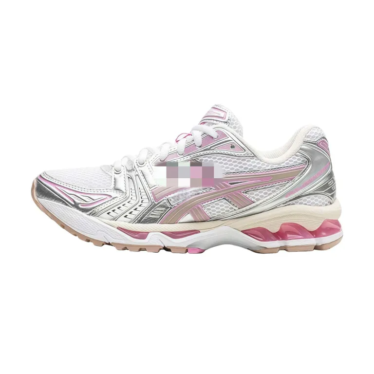 kayano14کفش دویدن ضربه‌گیر زنانه و مردانه ساق کوتاه کفش ورزشی راحتی K14رویه مشکی تنفس‌پذیر و مقاوم در برابر سایش