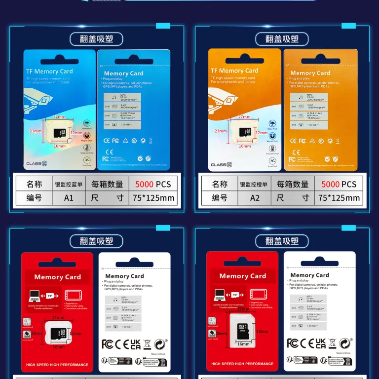 کارت حافظه TF Micro SD پرسرعت 1TB 512G 256G 128G 64G 32G