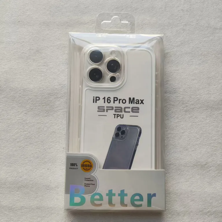 قاب فضایی شفاف نرم ضدضربه جدید اپل 18promax 17 مناسب برای گوشی iPhone16 15