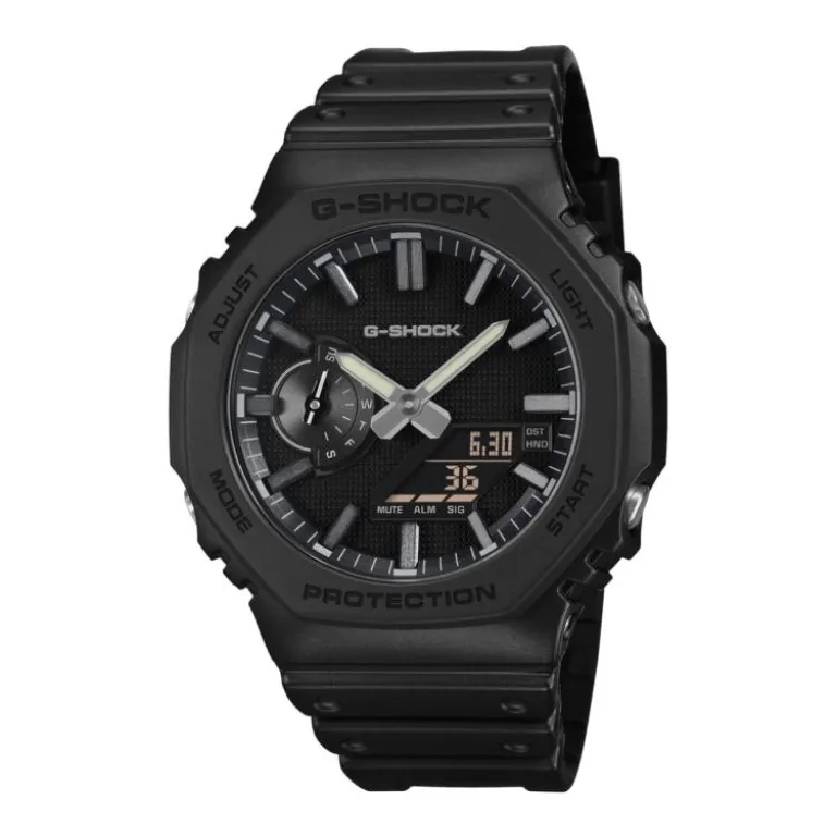 ساعت مچی مردانه کاسیو G-SHOCK هشت‌ضلعی دو نمایشگر ورزشی ضدآب کوارتز