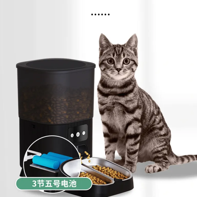 غذاخوری اتوماتیک جدید حیوانات خانگی با زمان‌بندی هوشمند و کنترل از راه دور وای‌فای 4.5L ظرفیت بالا با دوربین