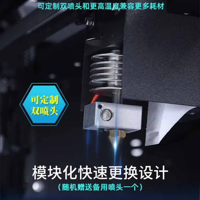 پرینتر سه‌بعدی صنعتی سریع لینگ‌چوانگ 3D با ابعاد بزرگ و دقت بالا برای FDM نایلون ABS و فیبر کربن مخصوص مدارس L5