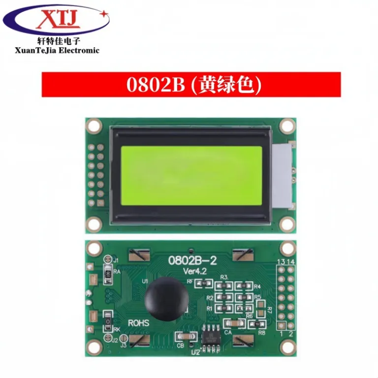 صفحه آبی/زرد-سبز 1602A/1604A/2004A/12864B صفحه LCD 5V با نور پس‌زمینه IIC