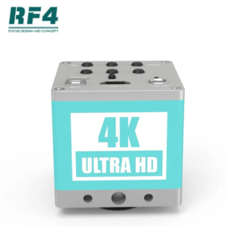 RF47050pro میکروسکوپ با بزرگنمایی بالا برای تعمیر مادربرد موبایل، میکروسکوپ HD با زوم پیوسته دو بازویی