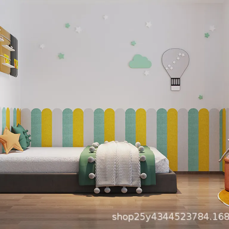 محافظ دیوار خودچسب اتاق کودک، مناسب مهدکودک، راهرو و پذیرایی، عایق حرارتی