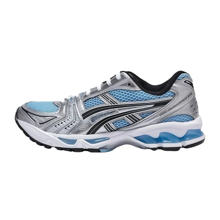 kayano14کفش دویدن ضربه‌گیر زنانه و مردانه ساق کوتاه کفش ورزشی راحتی K14رویه مشکی تنفس‌پذیر و مقاوم در برابر سایش