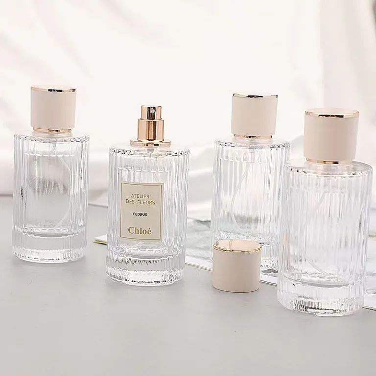 F080-30ML50ML100ML بطری خالی عطر مسافرتی قابل حمل شیشه‌ای اسپری، فروش مستقیم کارخانه