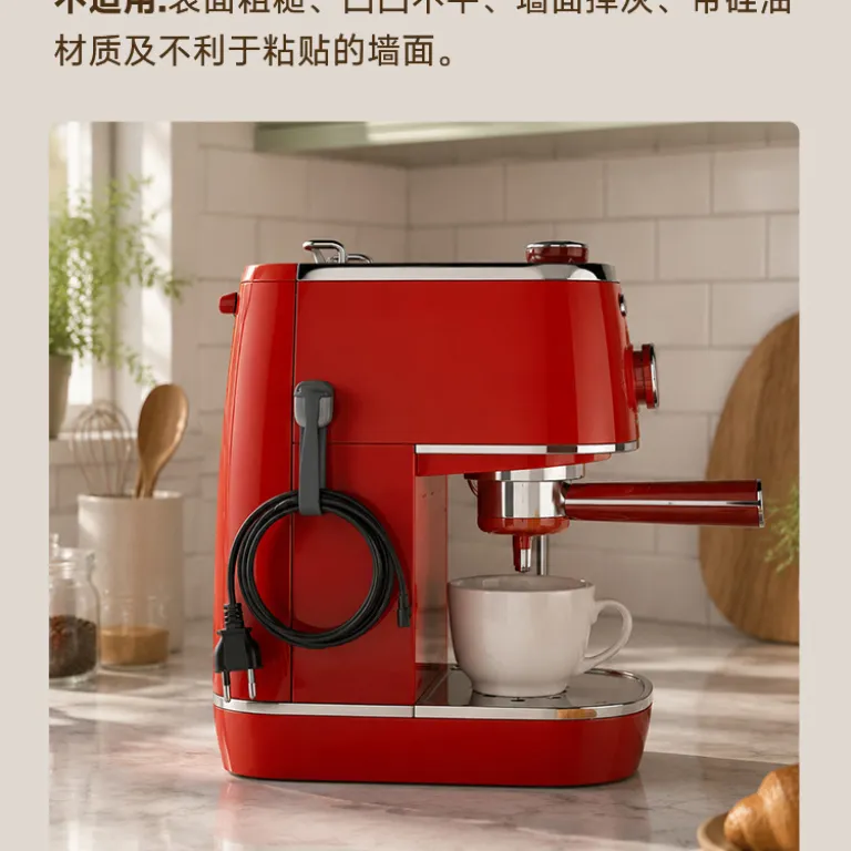 نظم‌دهنده سیم برق AirFryer چسبی برای جمع‌کردن سیم و نگهدارنده دوشاخه