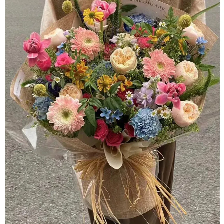 طناب رافیای طبیعی برای دسته گل، پرکننده جعبه هدیه و بسته‌بندی گل فروشی