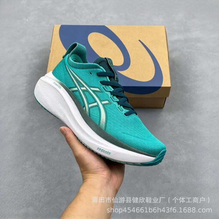 کفش دویدن مردانه آسیر GEL-NIMBUS 27 اصل خالص پوتیان با ضربه‌گیری، پشتیبانی، بازگشت انرژی و سرعت