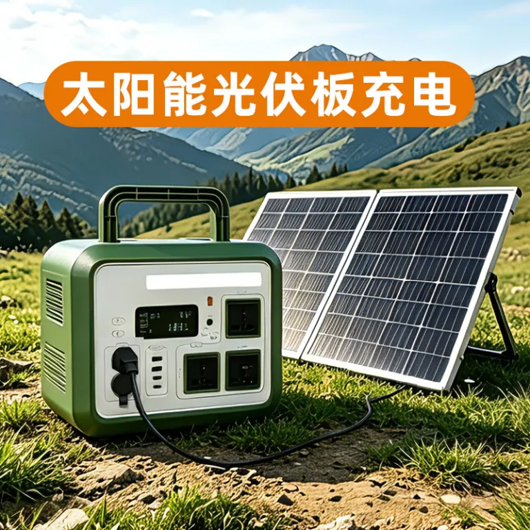پاوربانک قابل حمل خورشیدی 220V با ظرفیت بالا برای بازار شب و استفاده در فضای باز