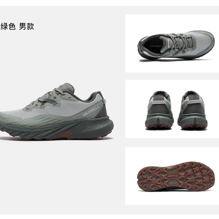 کفش دویدن در مسیرهای ناهموار MERRELL AGILITY TRAIL با زیره ضدلغزش، ضربه‌گیر، سبک و تنفس‌پذیر، مناسب پاییز