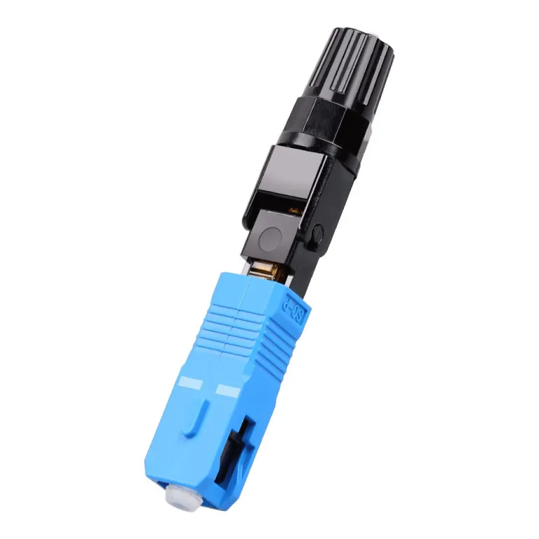 اتصال سریع FTTH فیبر نوری به خانه، کانکتور فیبر نوری SC از نوع پری امبدد، اتصال سرد فیبر نوری درجه مخابراتی