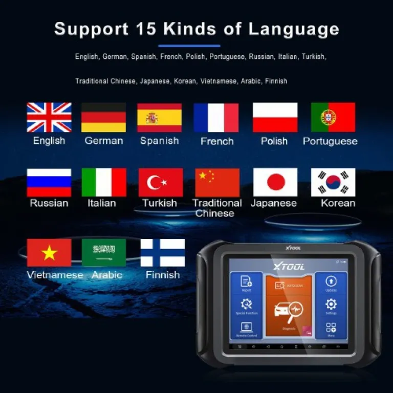 دستگاه عیبیاب کامیون و خودرو XTOOL D9