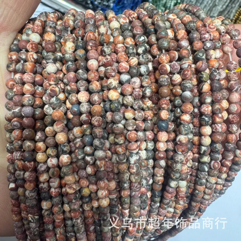 2mm3mm4mm مهره‌های گرد کوچک سنگ طبیعی، لوازم جانبی زیورآلات، آمیتیست، آونتورین سبز، تورمالین، مهره‌های DIY عمده