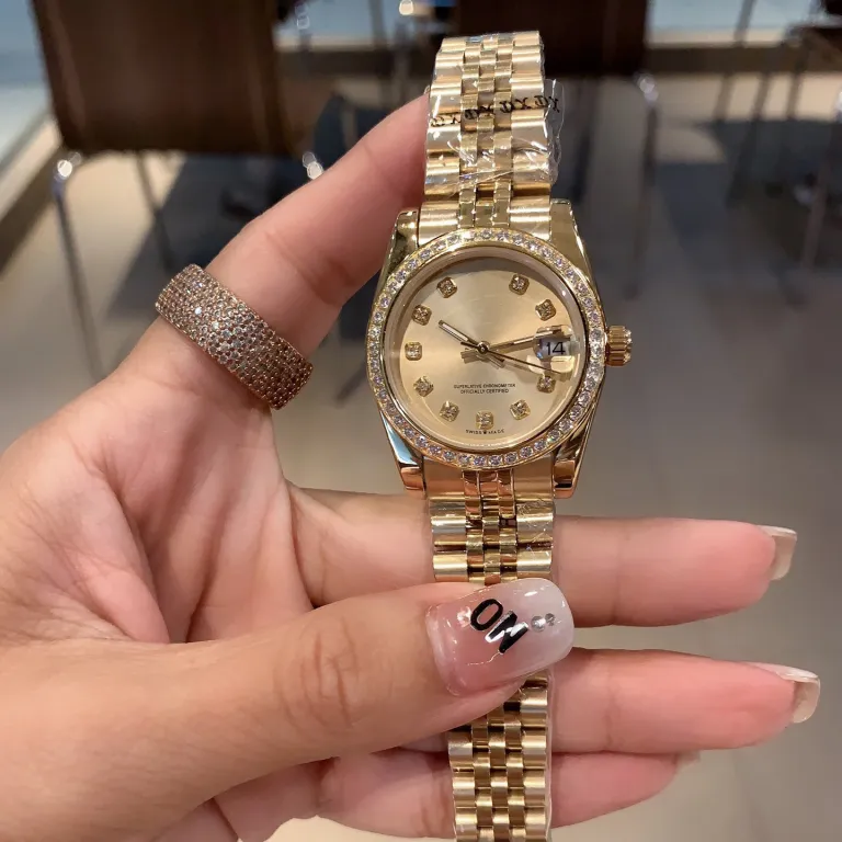 ساعت زنانه رولکس اویستر پرپچوال دیت جاست 31MM کوارتز سوئیسی سری دیت جاست سبز زیتونی