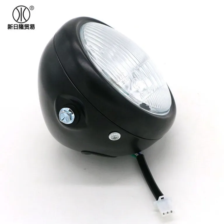 CG125 چراغ جلوی رترو GN125 با بدنه مشکی گرد، عرضه عمده لوازم موتورسیکلت