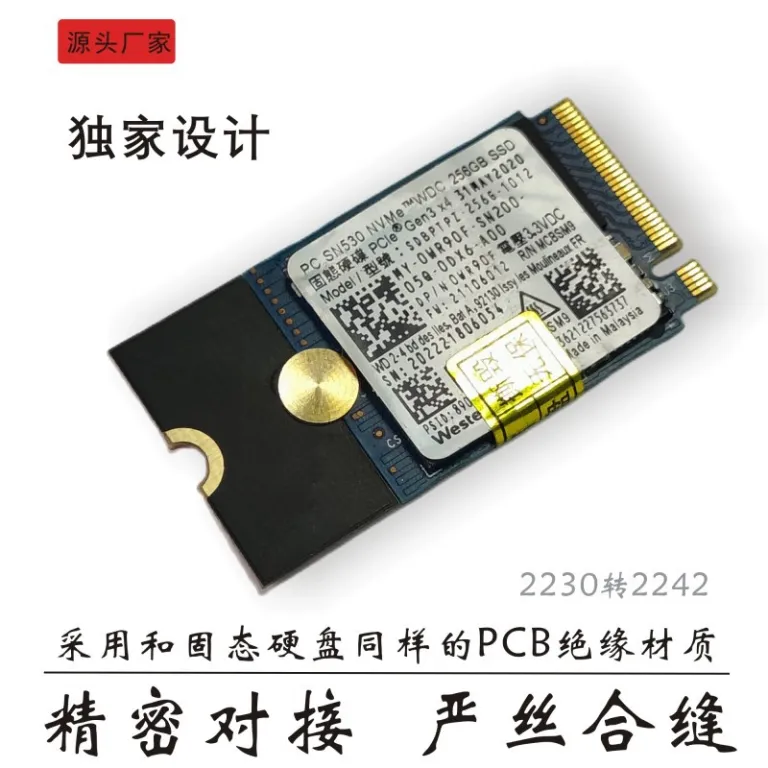 M.2 MVNE NGFF SSD 2230 به 2242 به 2280 براکت افزایش طول درایو حالت جامد برد/کارت تبدیل